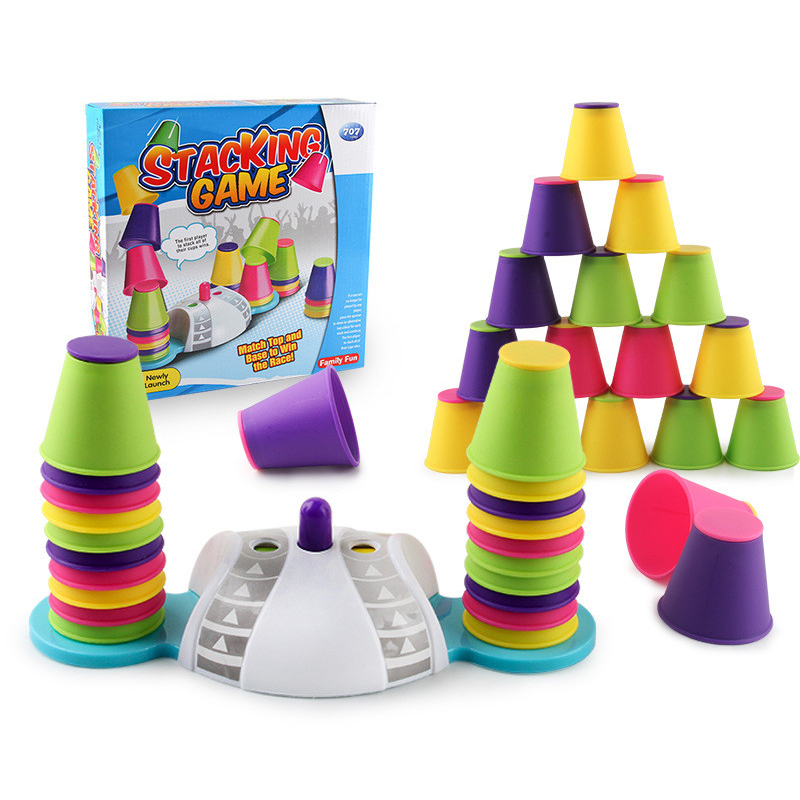 Party Games Competition - Folding Cup Stracking Game sport Toy