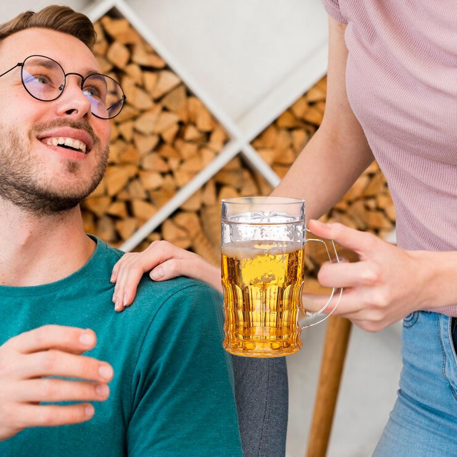 450ml Funny Fake Beer Mug Real - Games Garden Party recension och pris