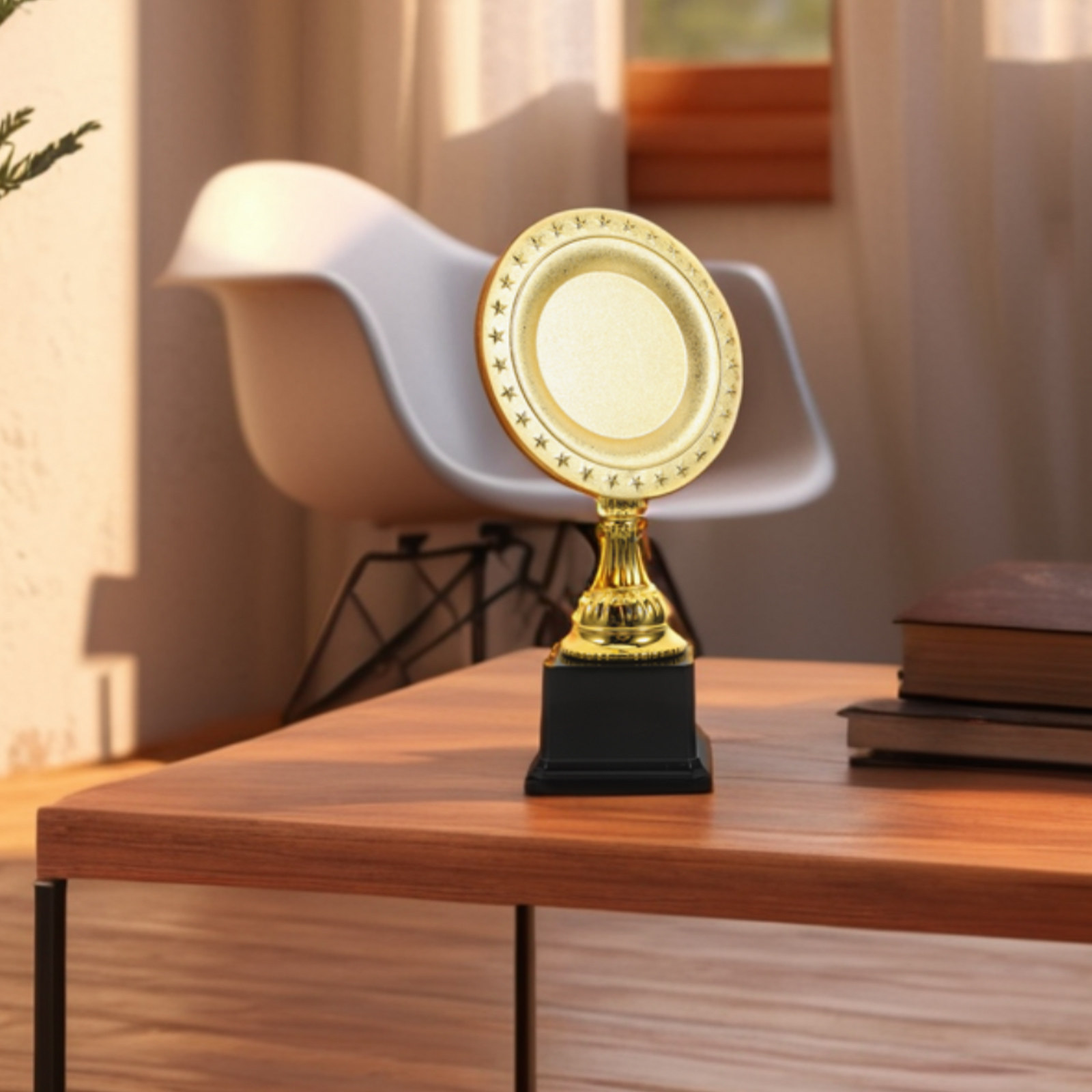 Plastic Trophy Award Gold Glos - Party Games Competition recension och pris