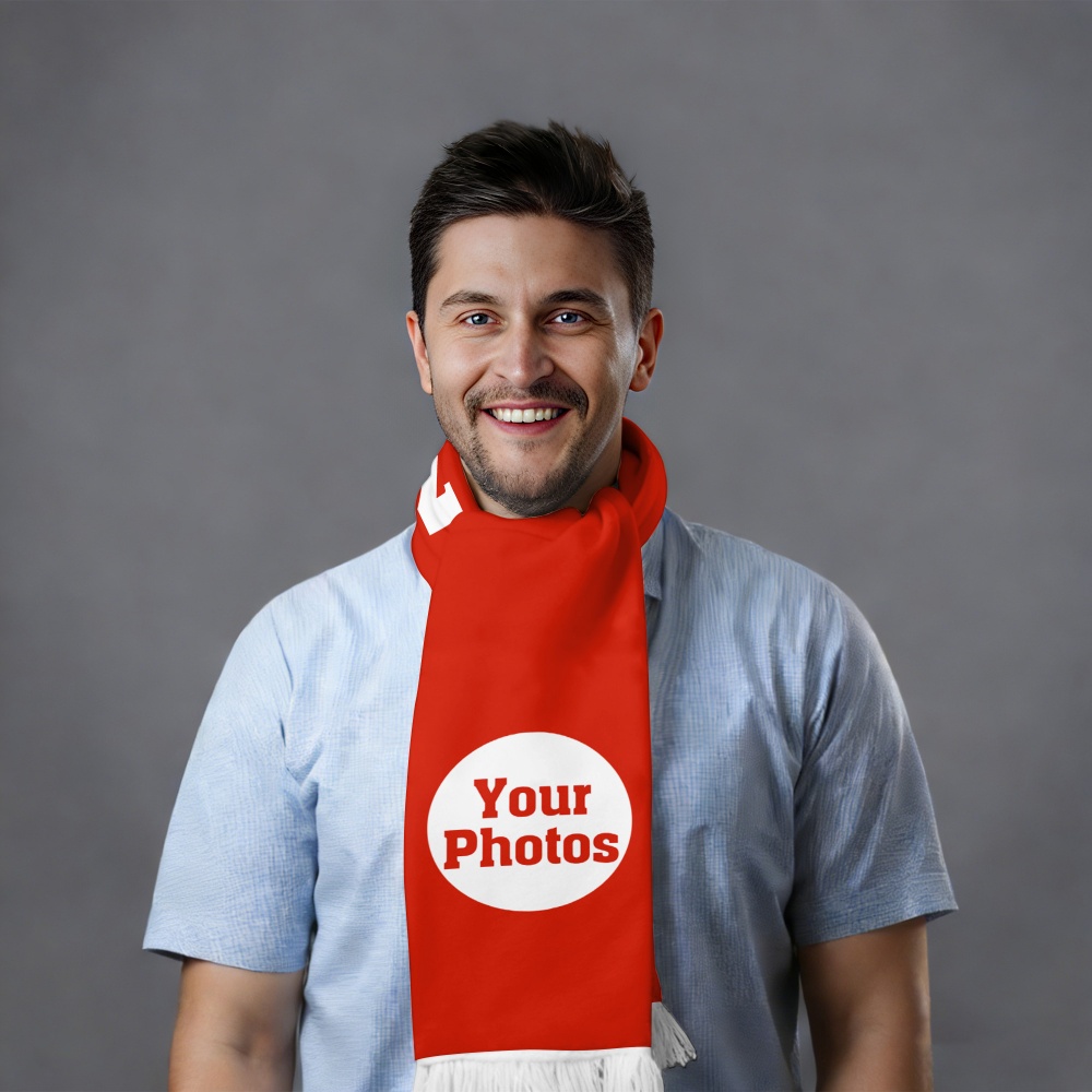 1pc Custom Team Fan Scarf - Pe - Party Games Name recension och pris