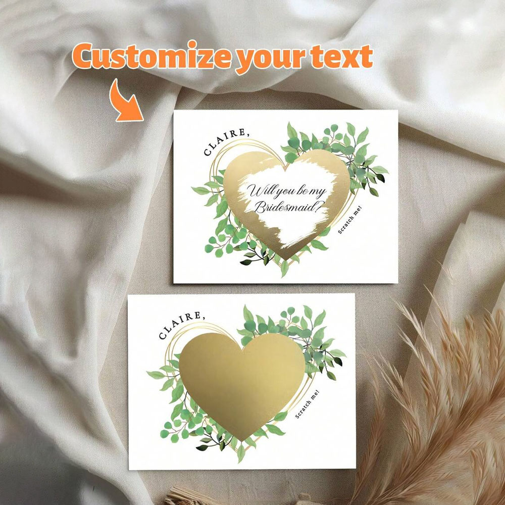 1 Piece of Bridesmaid Invitati - Party Games Name recension och pris