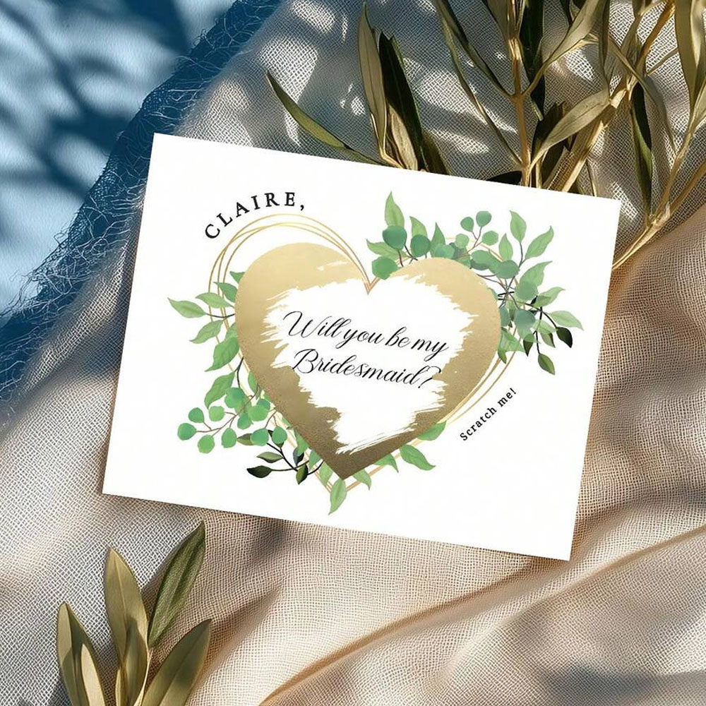 1 Piece of Bridesmaid Invitati - Party Games Name recension och pris