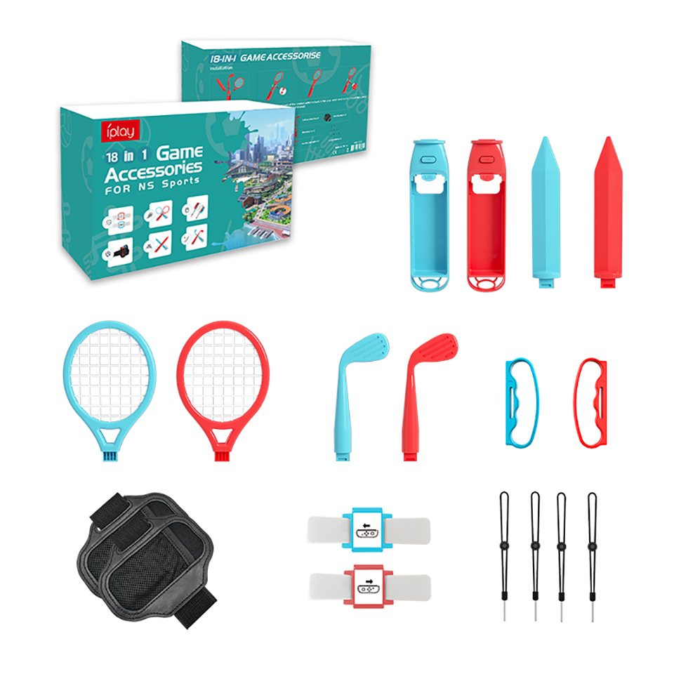 18 in 1 Accessories Kit for Sw - Party Games Nintendo Switch recension och pris