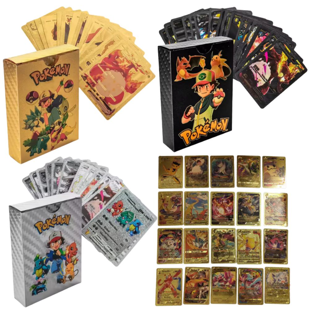New 55PCS Pokémon Cards Vmax G - Party Games Good recension och pris
