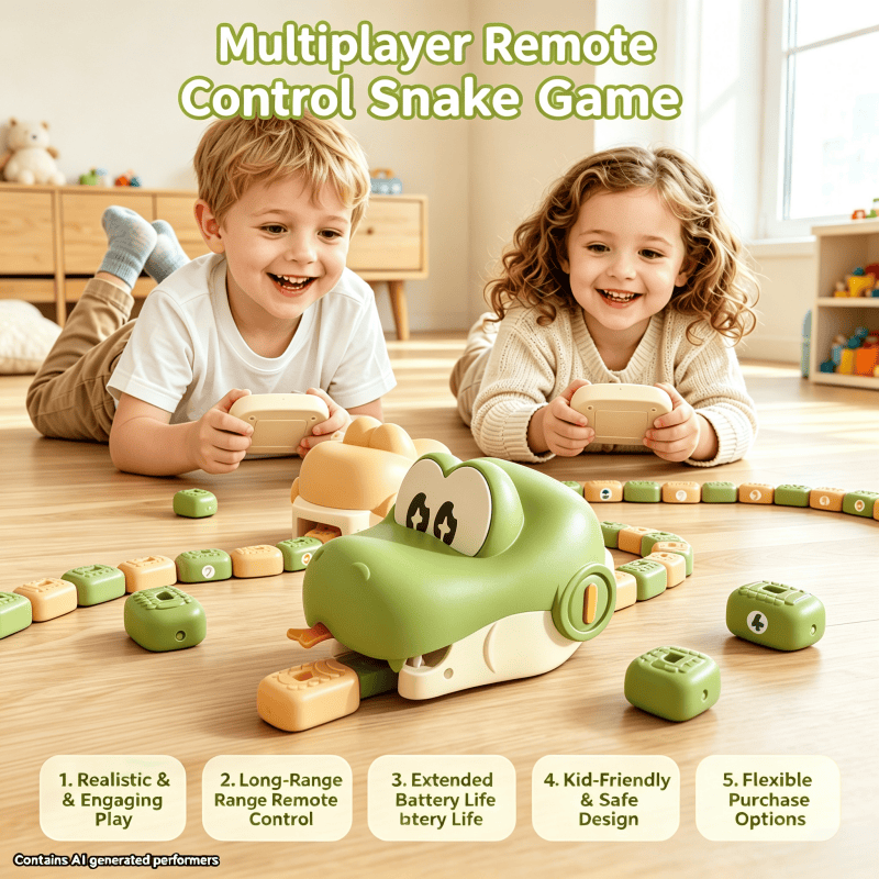 Remote Control Snake Toy Famil - Party Games Competition recension och pris