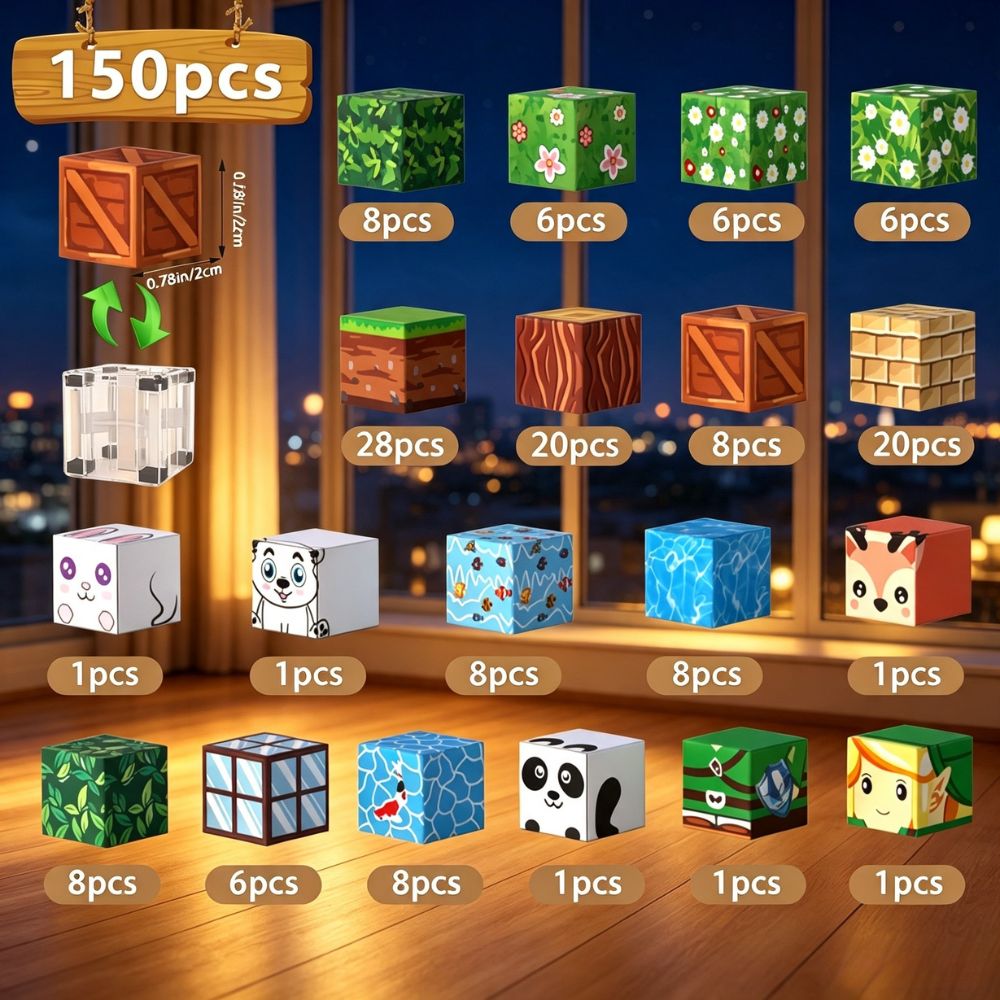 KAVOWORLD 150pcs Magnetic Fore - Party Games Easy Kids recension och pris