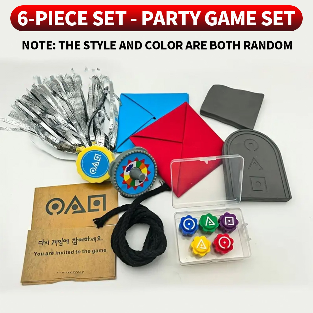 6-piece set - nostalgic tradit - Party Games Multiplayer recension och pris